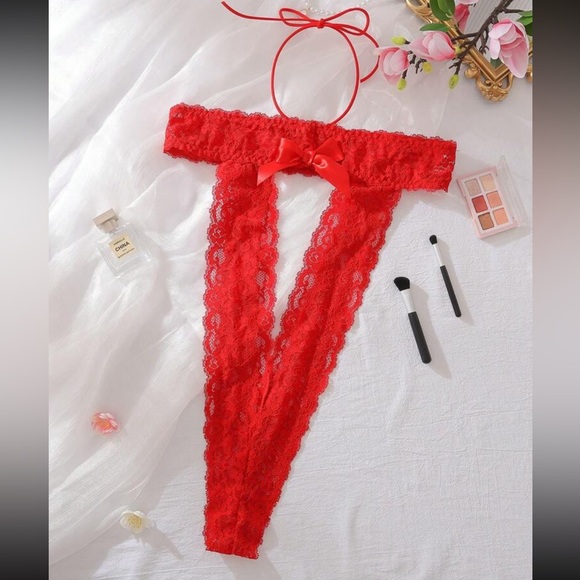 Lace Lingerie Bodysuit Teddy red Plus Size NEW - Picture 1 of 3